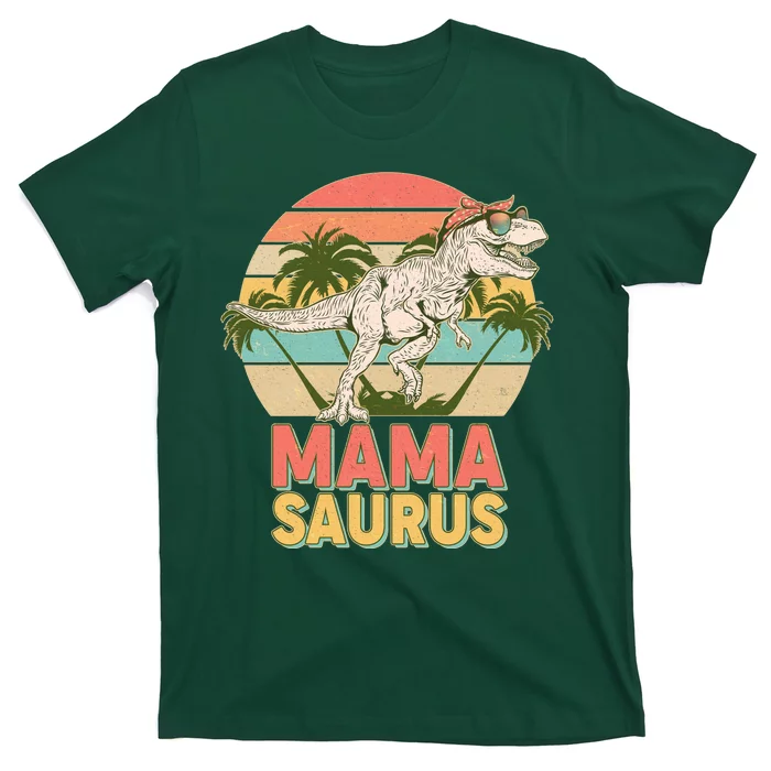 Vintage Mama Saurus T-Rex Mom Mother T-Shirt