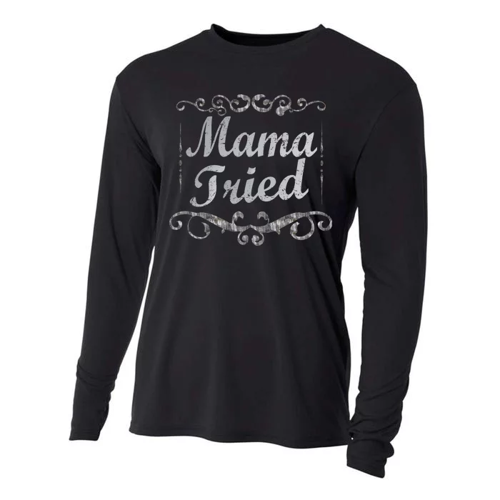 Vintage Mama Tried Cooling Performance Long Sleeve Crew