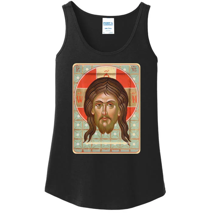 Vintage Mandilion Jesus Christ Ladies Essential Tank