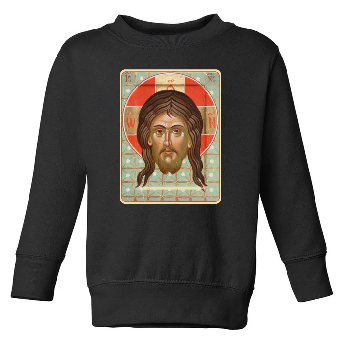 Vintage Mandilion Jesus Christ Toddler Sweatshirt