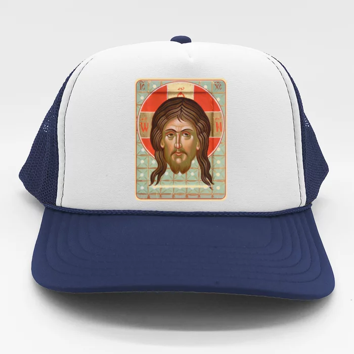 Vintage Mandilion Jesus Christ Trucker Hat