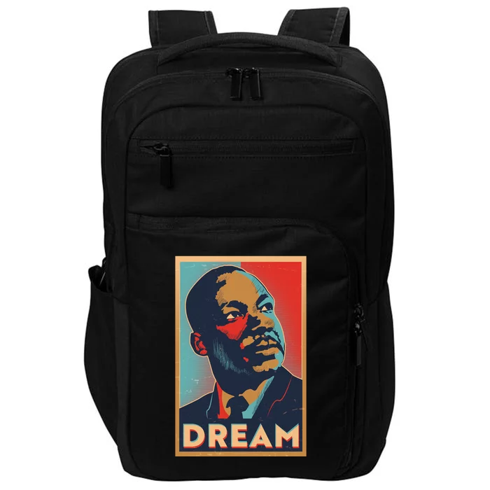 Vintage Martin Luther King Jr MLK Dream Poster Impact Tech Backpack