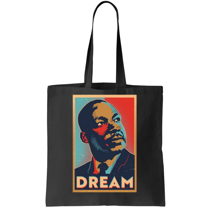 Vintage Martin Luther King Jr MLK Dream Poster Tote Bag