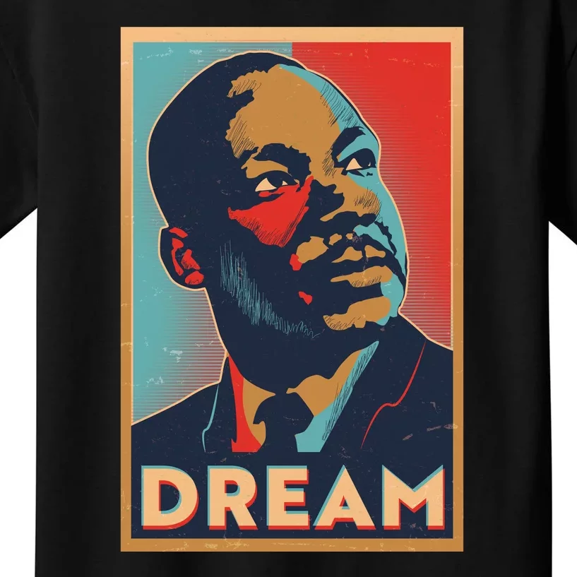 Vintage Martin Luther King Jr MLK Dream Poster Kids T-Shirt