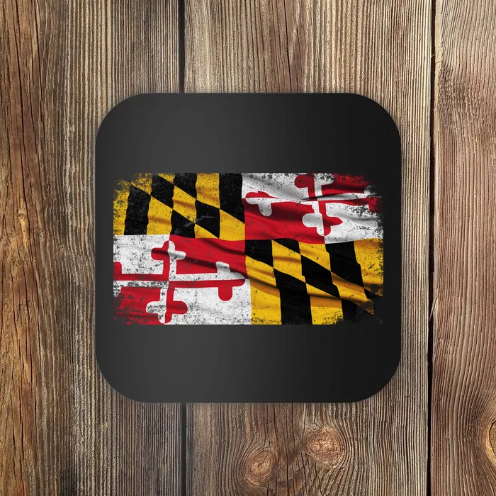 Vintage Maryland Flag Coaster