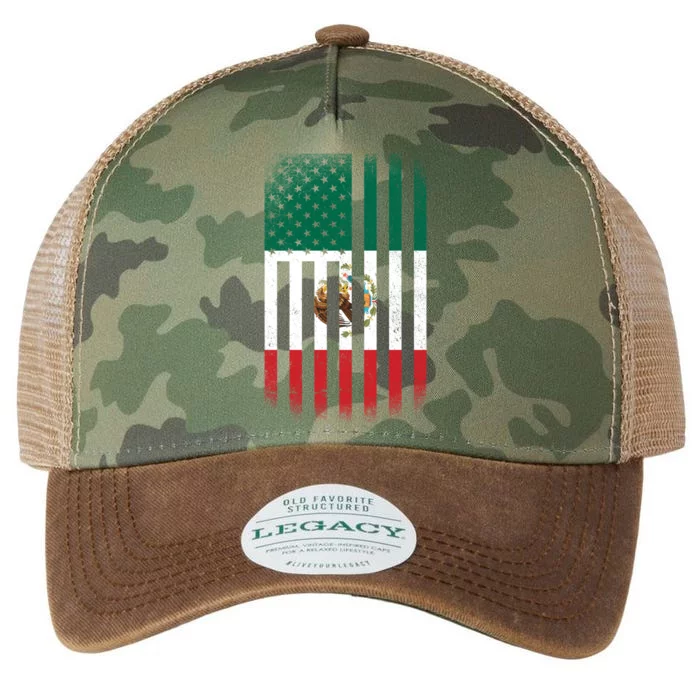 Vintage Mexican Flag Legacy Tie Dye Trucker Hat