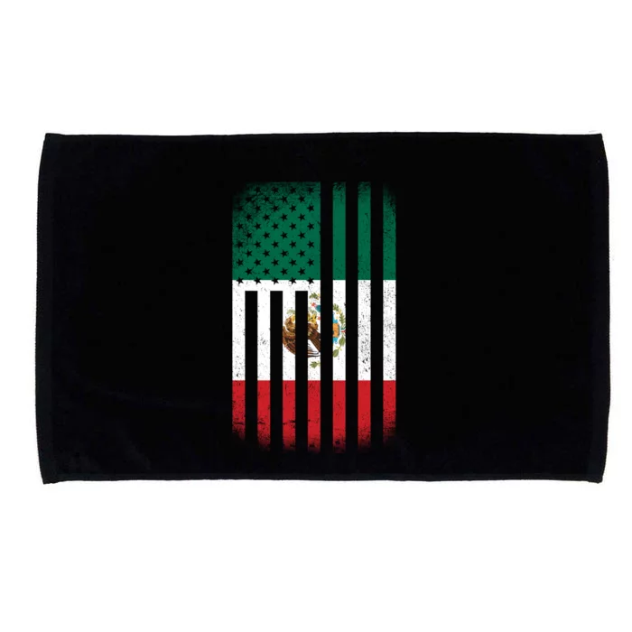 Vintage Mexican Flag Microfiber Hand Towel