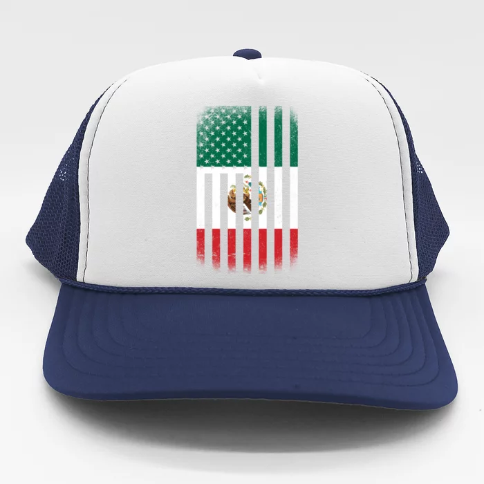 Vintage Mexican Flag Trucker Hat