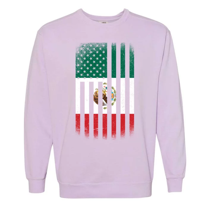 Vintage Mexican Flag Garment-Dyed Sweatshirt