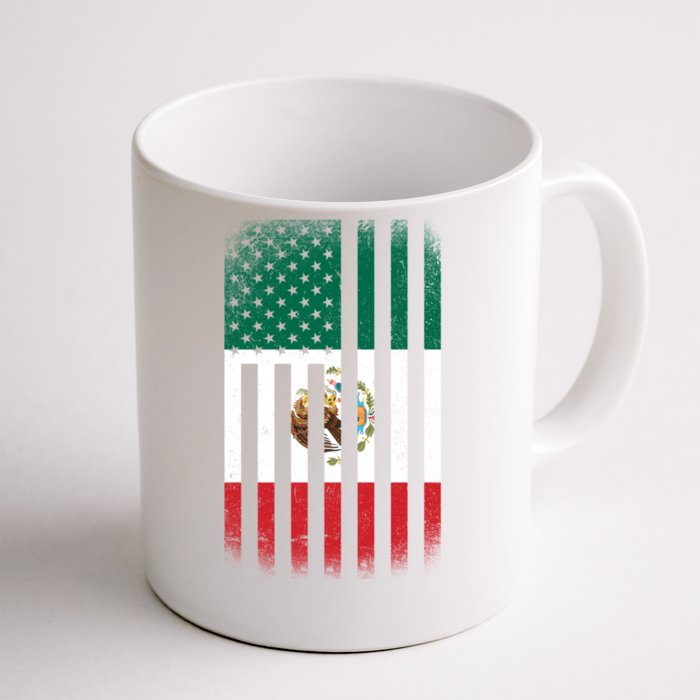 Vintage Mexican Flag Front & Back Coffee Mug