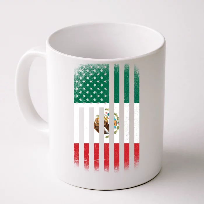 Vintage Mexican Flag Front & Back Coffee Mug