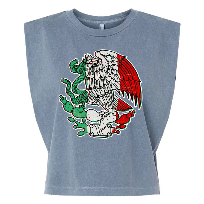 Vintage Mexico Eagle Symbol Garment-Dyed Women's Muscle Tee