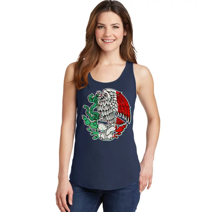 Vintage Mexico Eagle Symbol Ladies Essential Tank