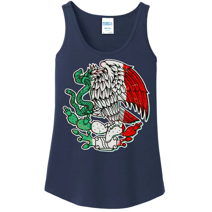 Vintage Mexico Eagle Symbol Ladies Essential Tank