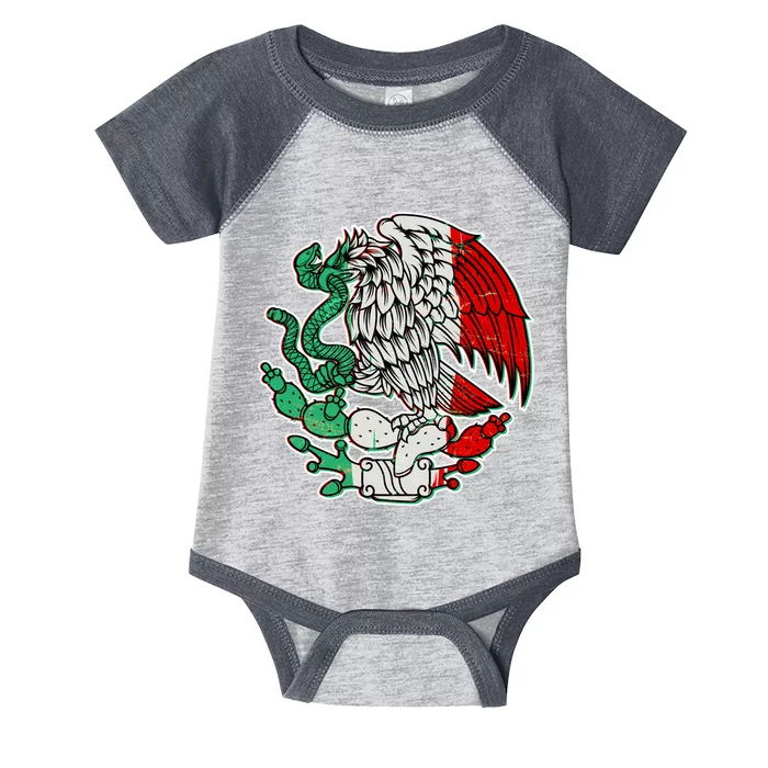 Vintage Mexico Eagle Symbol Infant Baby Jersey Bodysuit