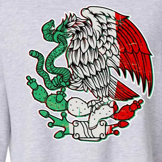 Vintage Mexico Eagle Symbol Cropped Pullover Crew