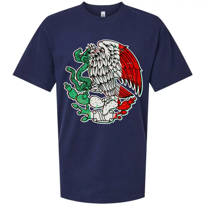 Vintage Mexico Eagle Symbol Sueded Cloud Jersey T-Shirt