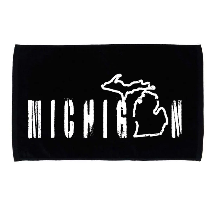 Vintage Michigan Mitten Microfiber Hand Towel