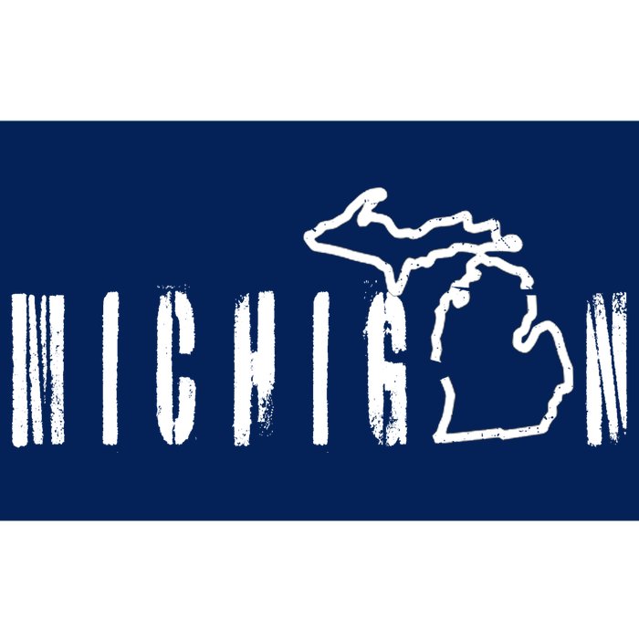 Vintage Michigan Mitten Bumper Sticker