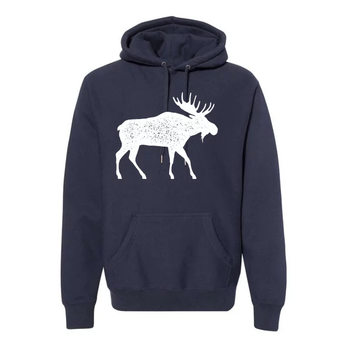 Vintage Moose Premium Hoodie