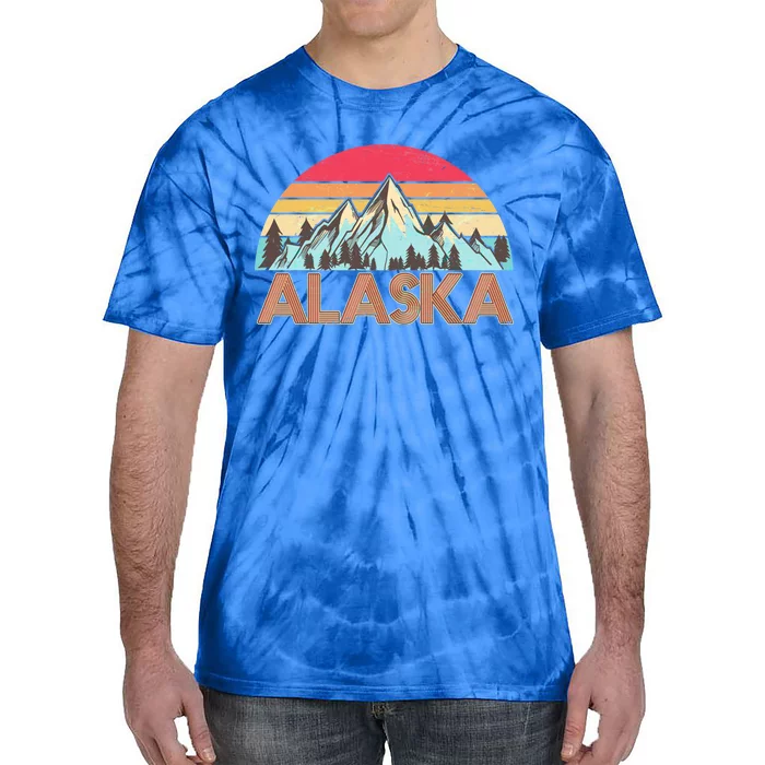 Vintage Mountains Of Alaska Tie-Dye T-Shirt