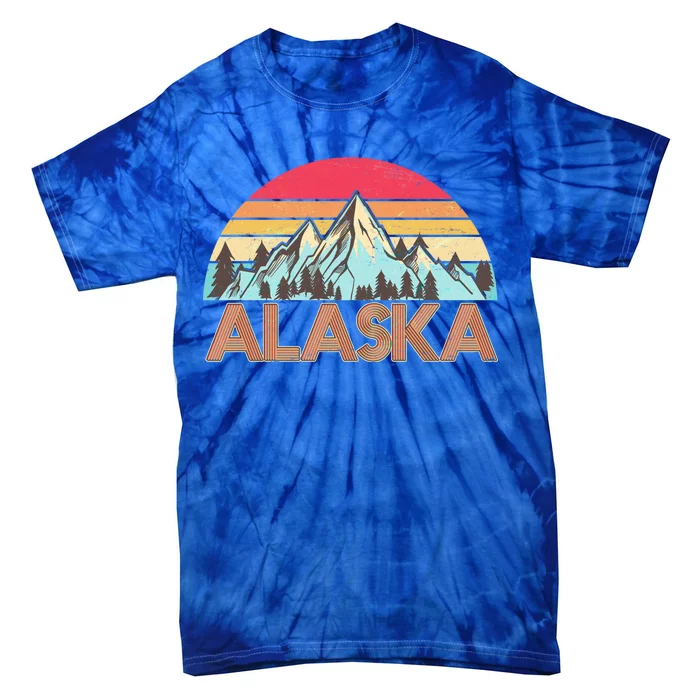 Vintage Mountains Of Alaska Tie-Dye T-Shirt