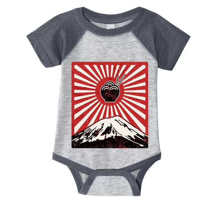 Vintage Mt Fuji Ramen Infant Baby Jersey Bodysuit