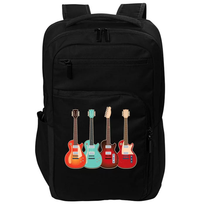 Vintage Multi Guitars Music Impact Tech Backpack