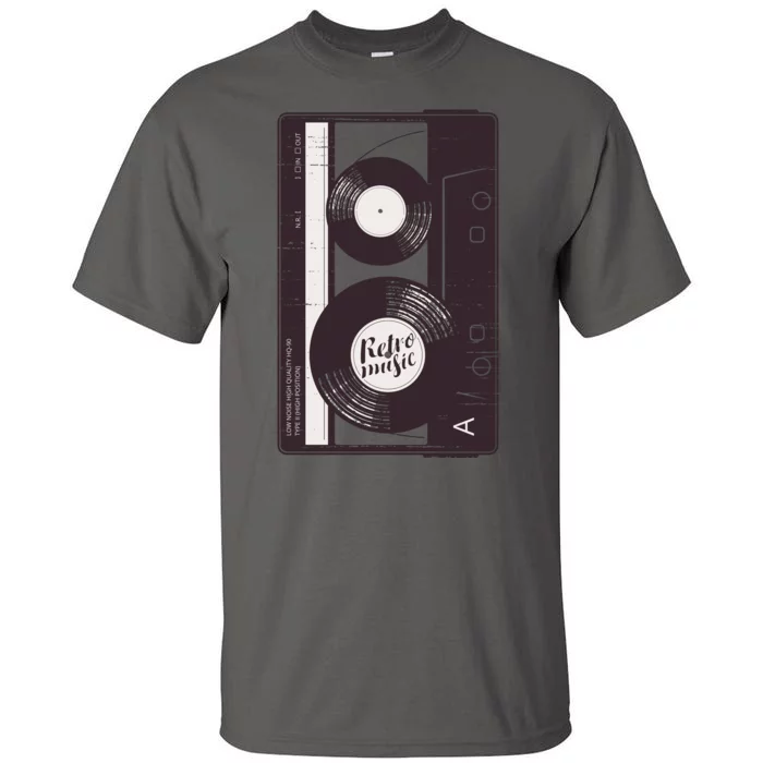 Vintage Music Cassette Tape Classic Tall T-Shirt