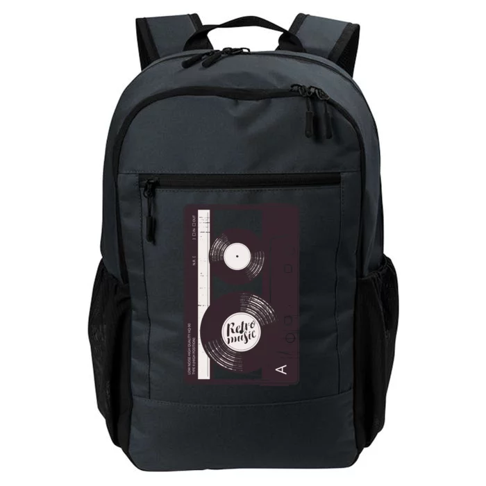 Vintage Music Cassette Tape Classic Daily Commute Backpack