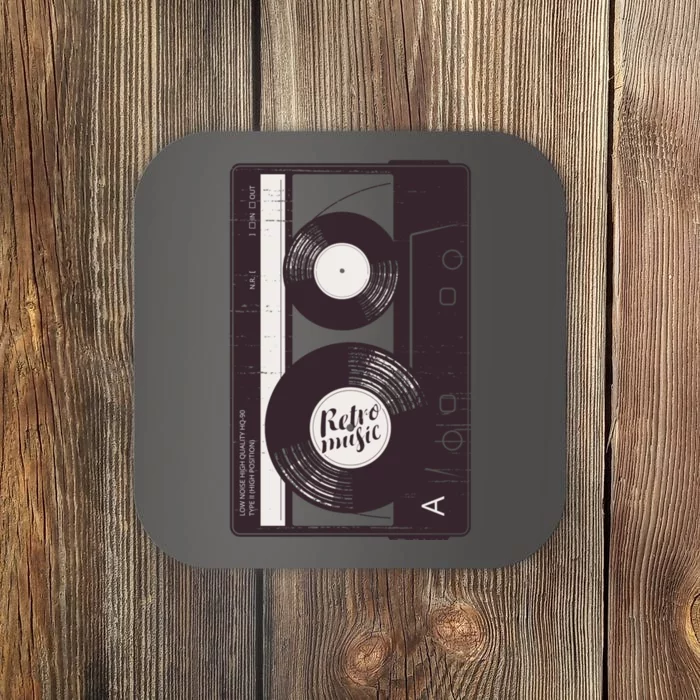 Vintage Music Cassette Tape Classic Coaster