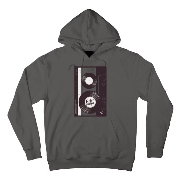 Vintage Music Cassette Tape Classic Tall Hoodie