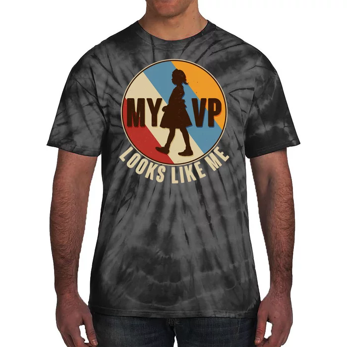 Vintage My VP Looks Like Me Ruby Bridges Emblem Tie-Dye T-Shirt