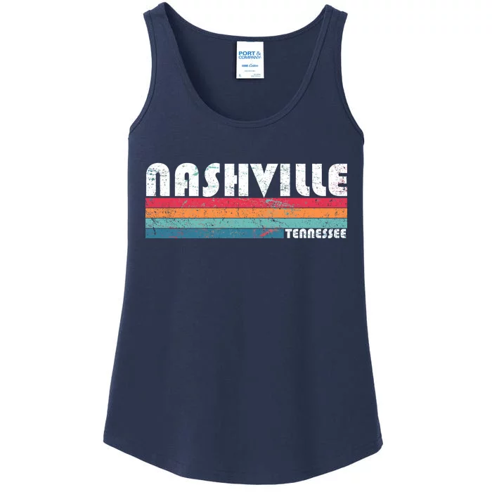 Vintage Nashville Tennessee Ladies Essential Tank