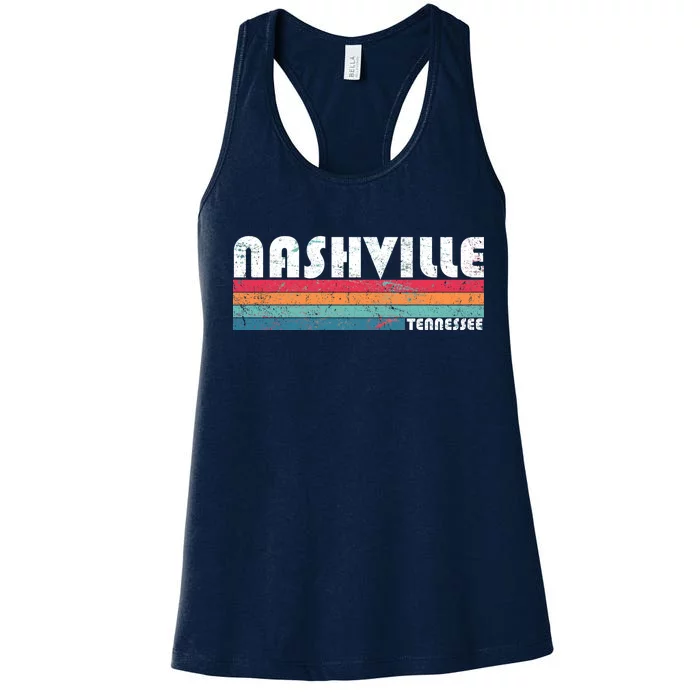 Vintage Nashville Tennessee Women's Racerback Tank