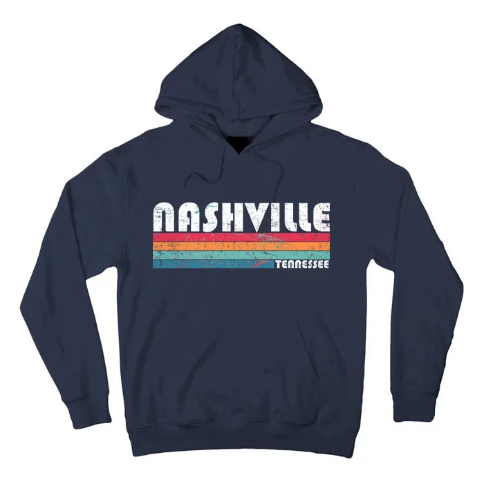 Vintage Nashville Tennessee Tall Hoodie