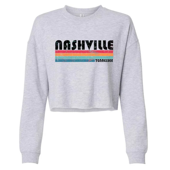 Vintage Nashville Tennessee Cropped Pullover Crew