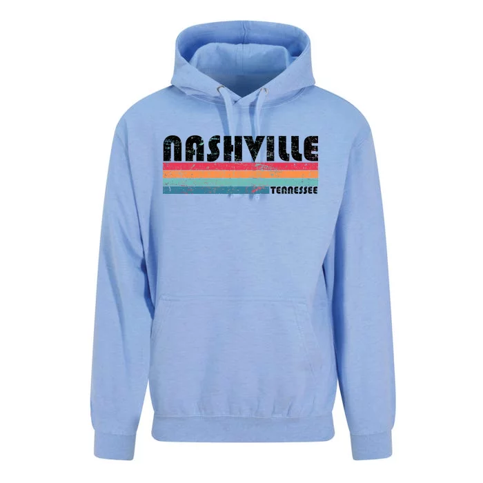 Vintage Nashville Tennessee Unisex Surf Hoodie