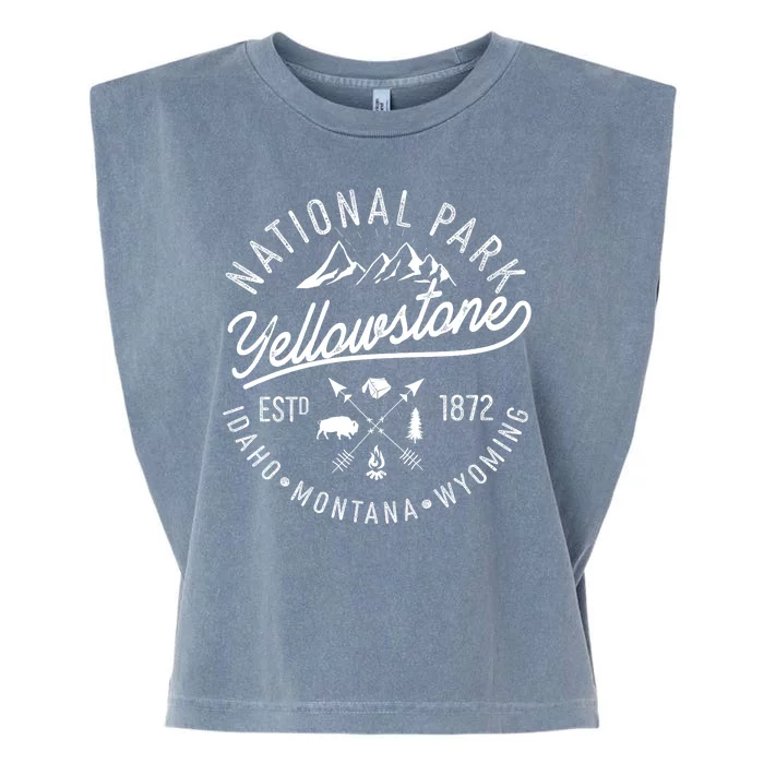 Vintage National Park Yellowstone Estd 1872 Logo Garment-Dyed Women's Muscle Tee