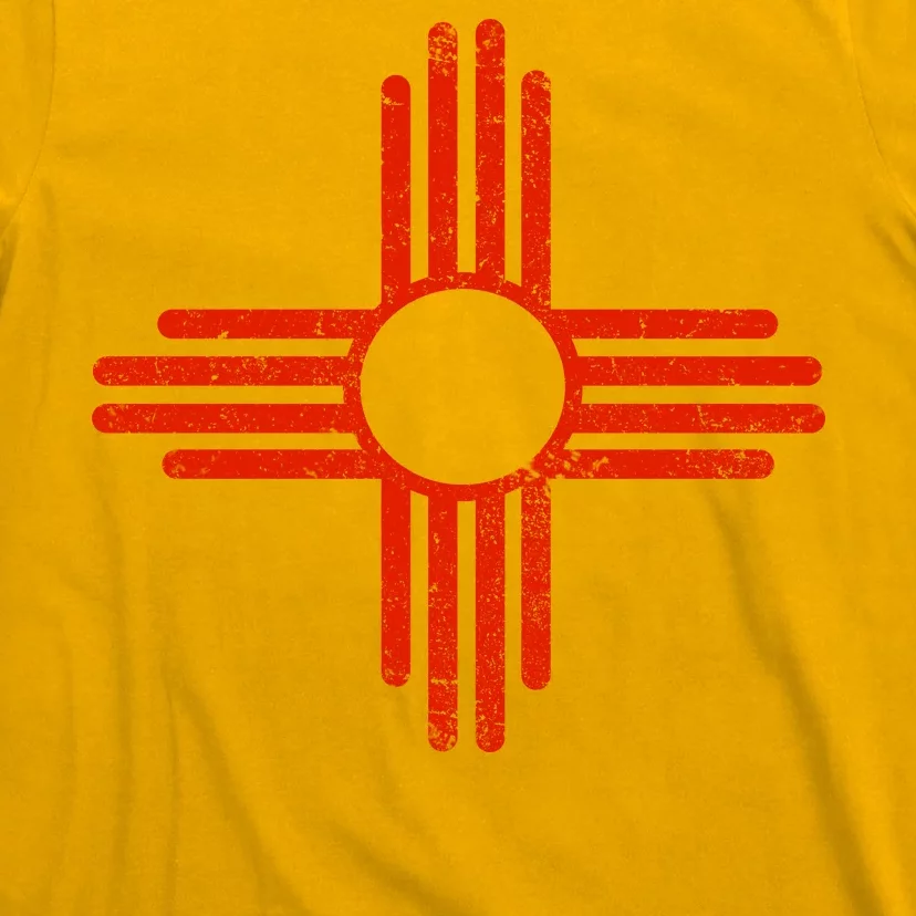 Vintage New Mexico Flag Symbol T-Shirt