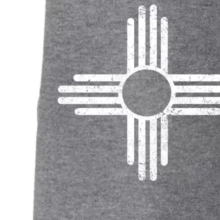 Vintage New Mexico Flag Symbol Doggie 3-End Fleece Hoodie