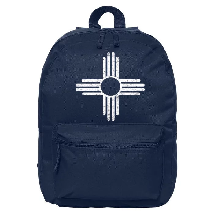 Vintage New Mexico Flag Symbol 16 in Basic Backpack