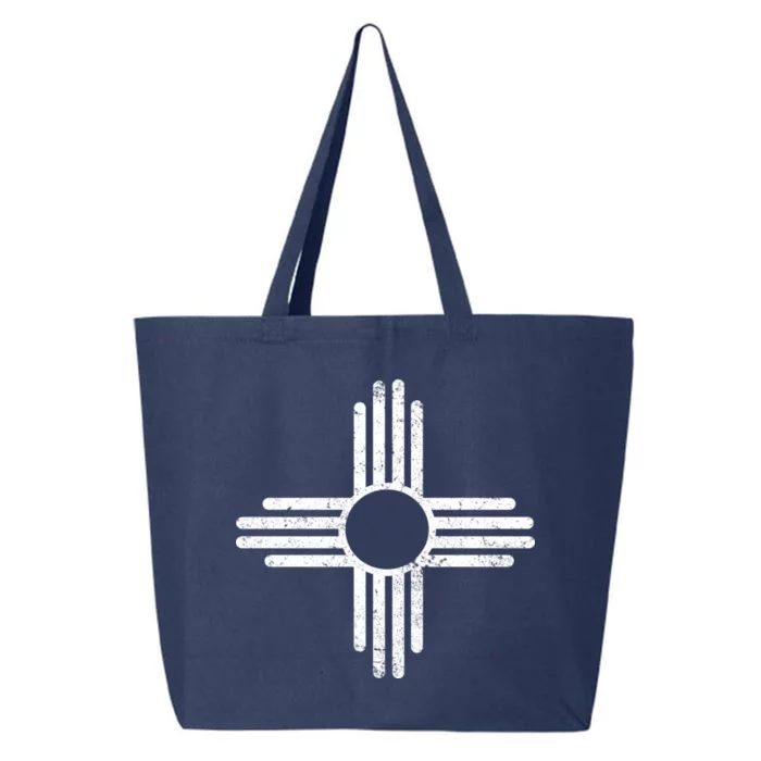 Vintage New Mexico Flag Symbol 25L Jumbo Tote