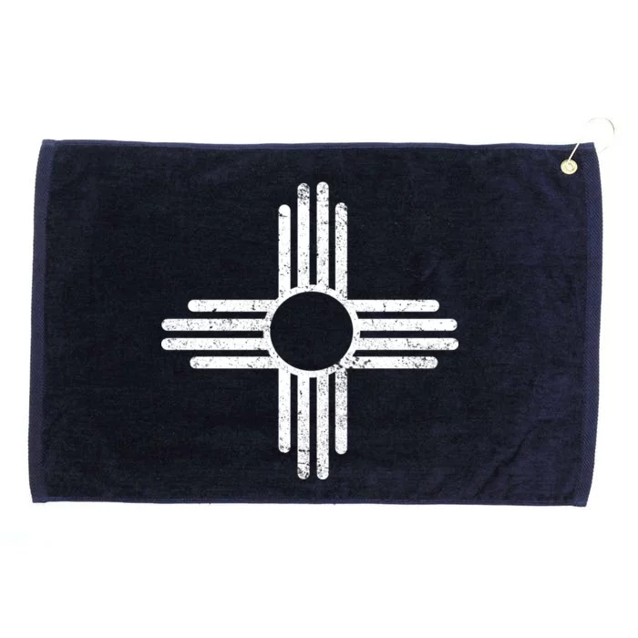 Vintage New Mexico Flag Symbol Grommeted Golf Towel