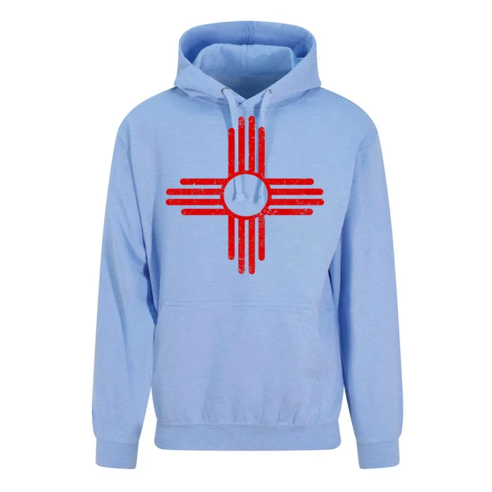 Vintage New Mexico Flag Symbol Unisex Surf Hoodie