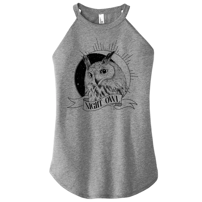 Vintage Night Owl Women’s Perfect Tri Rocker Tank