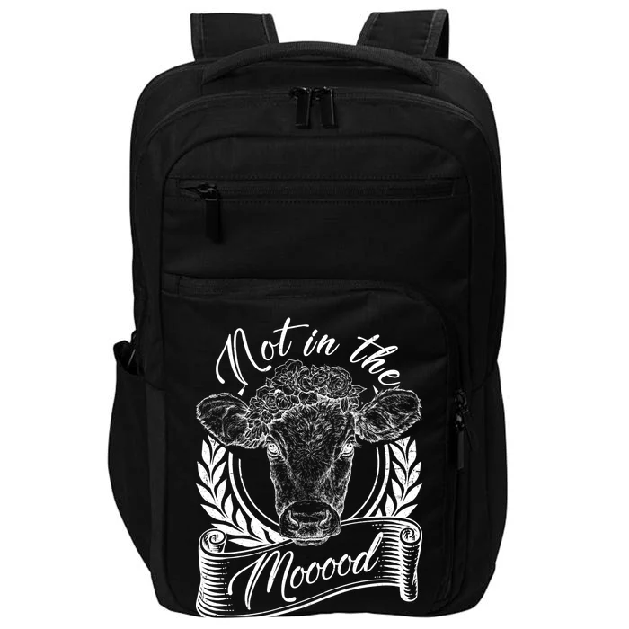 Vintage Not in the Moood Cow Impact Tech Backpack