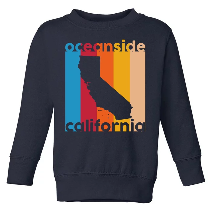 Vintage Oceanside California Toddler Sweatshirt