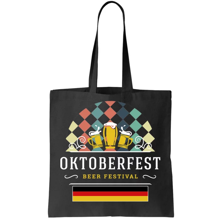 Vintage Oktoberfest Drinking Tote Bag