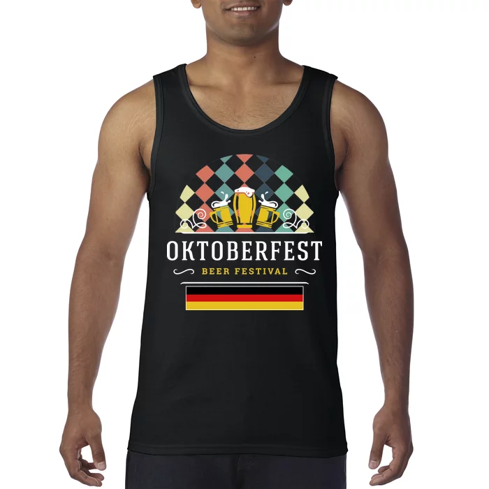 Vintage Oktoberfest Drinking Tank Top